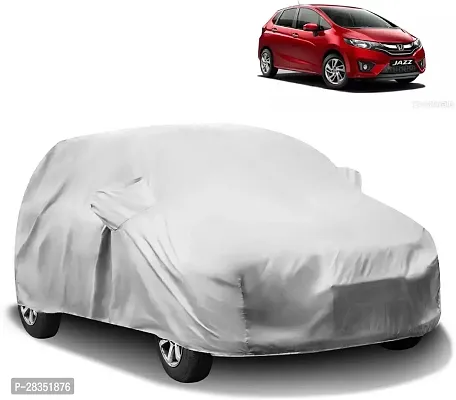 Classic Car Cover For Honda Jazz ,With Mirror Pockets ,Silver