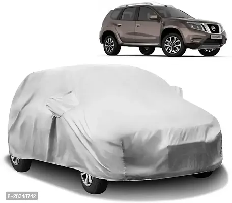 Autoretail Car Cover For Nissan Terrano With Mirror Pockets Silver