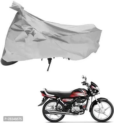 Autoretail Two Wheeler Cover For Hero Hf Deluxe, Silver