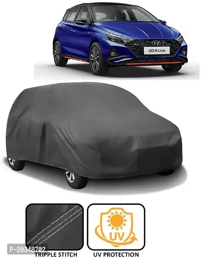 Autoretail Car Cover For Hyundai I20 Without Mirror Pockets Grey