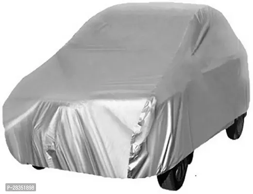 Classic Car Cover For Tata Indica Vista ,Without Mirror Pockets ,Silver-thumb2