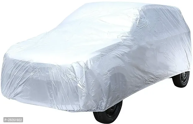 Classic Car Cover For Mahindra Kuv100 ,Without Mirror Pockets ,Silver-thumb2