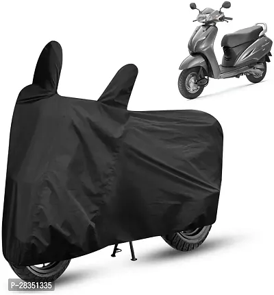 Water Repellent Two Wheeler Cover For Honda Activa 5G Black-thumb0