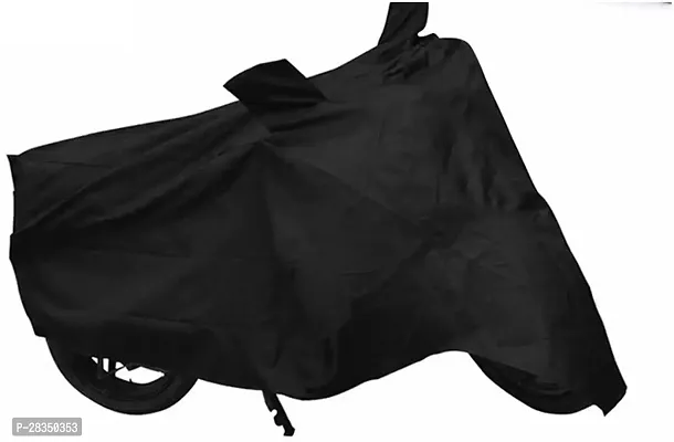 Designer Two Wheeler Cover For Mahindra Kine, Black-thumb0