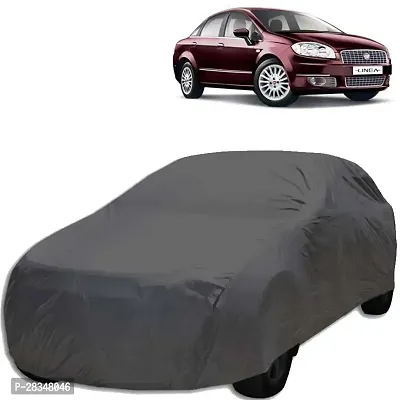 Classic Super Car Body Cover For Fiat Linea With Mirror Pocket Grey Matty