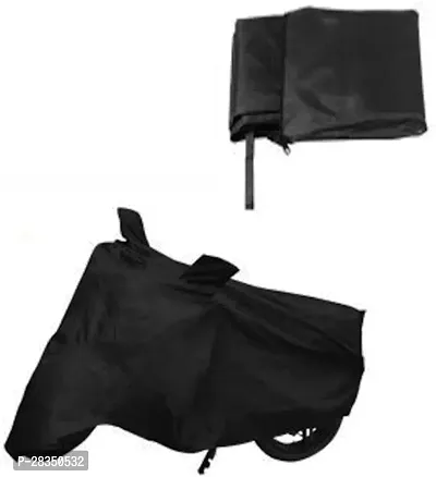 Cruiseconsole Two Wheeler Cover For Tvs Zest, Black-thumb2