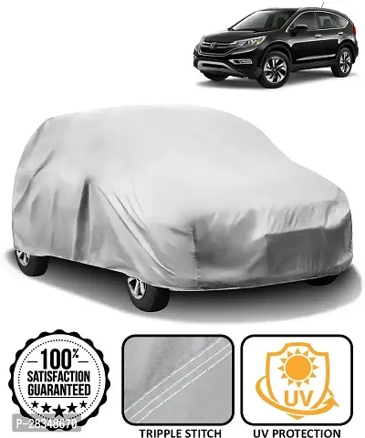 Autoretail Car Cover For Honda Cr-V Without Mirror Pockets Silver-thumb0