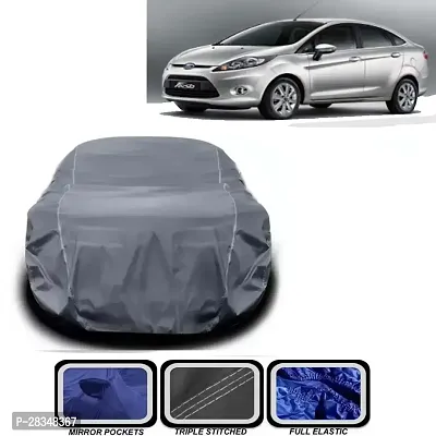 Grey Car Body Cover For- For Fiesta-Grey