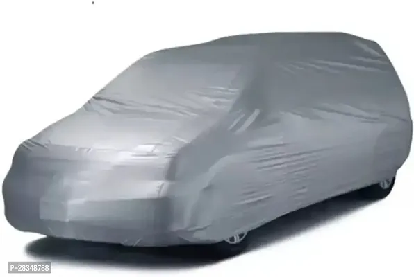 Autoretail Car Cover For Tata Indica Vista Without Mirror Pockets Silver, For 2008 Models-thumb0