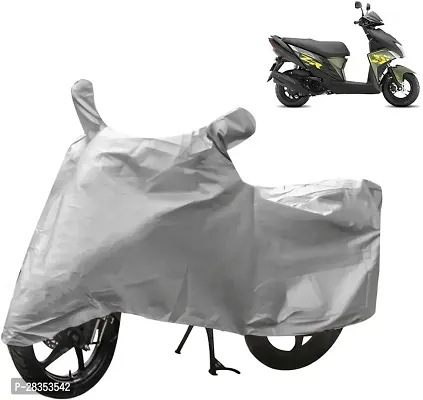 Designer Waterproof Two Wheeler Cover For Yamaha Ray Zr, Silver-thumb0