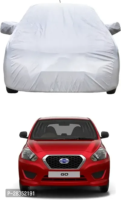 Designer Car Cover With Mirror Pockets For Datsun Go