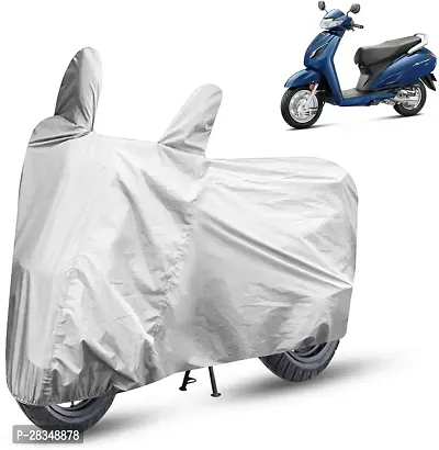 Autoretail Two Wheeler Cover For Honda Activa 5G, Silver-thumb0