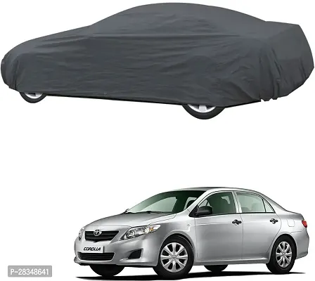 Autoretail Car Cover For Toyota Corolla Without Mirror Pockets Grey-thumb0