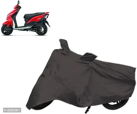 Water-Resistant Two Wheeler Bike Cover For Bajaj Disbike Cover Black-thumb0