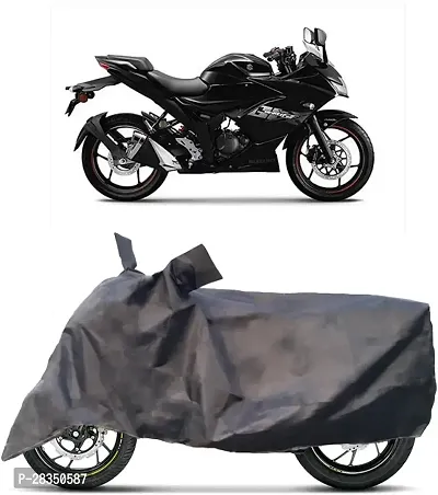 Akshita Enterprises Two Wheeler Cover For Suzuki Gixxer Sf, Black