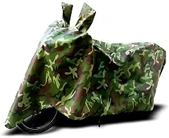 Waterproof Two Wheeler Cover For Hero Splendor Plus, Green-thumb2