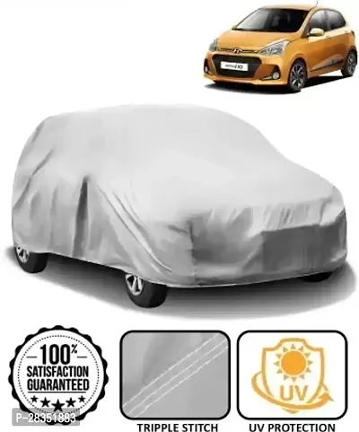 Classic Car Cover For Hyundai I10 1.2L ,Without Mirror Pockets ,Silver-thumb0