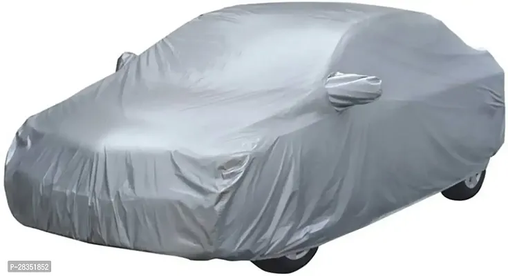 Classic Car Cover For Maruti Suzuki Esteem ,With Mirror Pockets ,Silver-thumb2