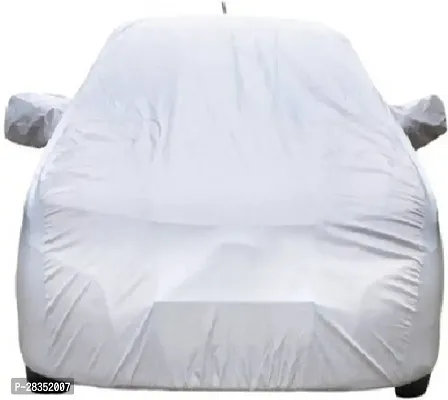 Classic Car Cover For Mahindra Tuv300 ,With Mirror Pockets ,Silver-thumb2