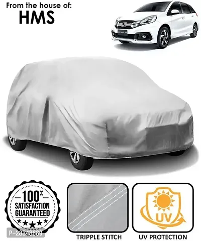 Autoretail Car Cover For Honda Mobilio Without Mirror Pockets Silver-thumb0