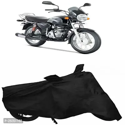 Water-Resistant Two Wheeler Bike Cover For Universal For Bike Black-thumb0