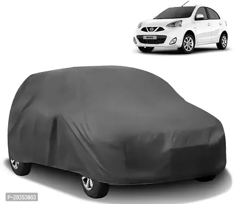 Autoretail Car Cover For Nissan Micra Without Mirror Pockets Grey