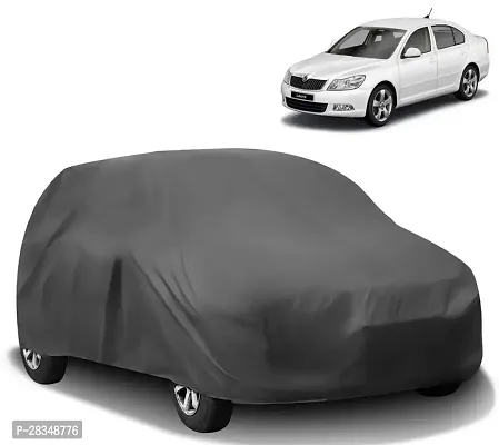 Autoretail Car Cover For Skoda Laura Without Mirror Pockets Grey-thumb0