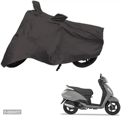 Designer Two Wheeler Cover For Tvs-Jupiter, Grey