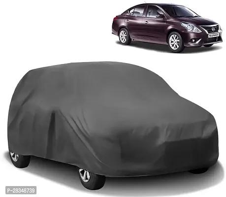 Autoretail Car Cover For Nissan Sunny Without Mirror Pockets Grey