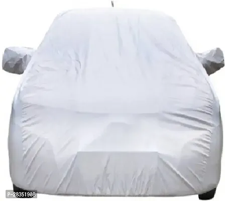 Classic Car Cover For Tata Indigo Cs ,With Mirror Pockets ,Silver-thumb2