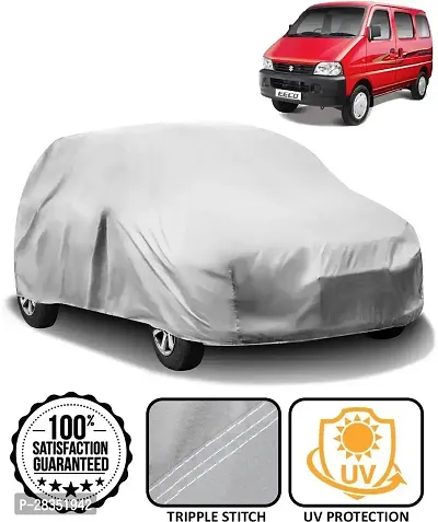 Classic Car Cover For Maruti Suzuki Eeco ,Without Mirror Pockets ,Silver