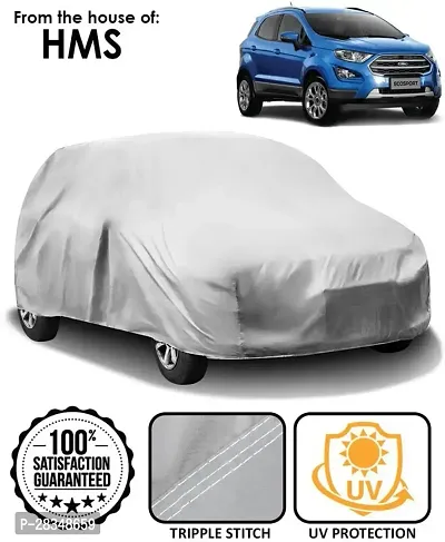 Autoretail Car Cover For Ford Ecosport Without Mirror Pockets Silver