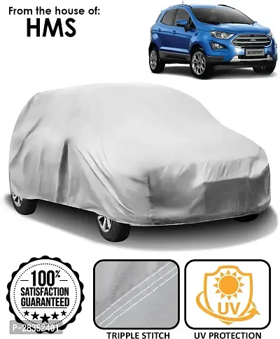 Stylish Car Cover For Ford Ecosport - Without Mirror Pockets - Silver