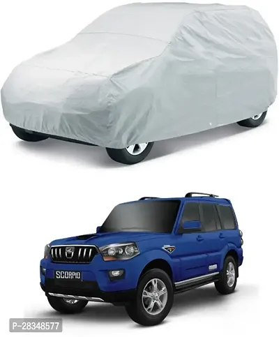 Car Cover For Mahindra Scorpio Without Mirror Pockets-thumb0