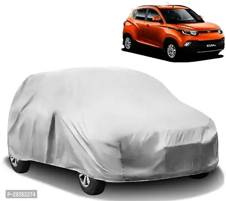 Designer Car Cover Without Mirror Pockets For Mahindra Kuv100