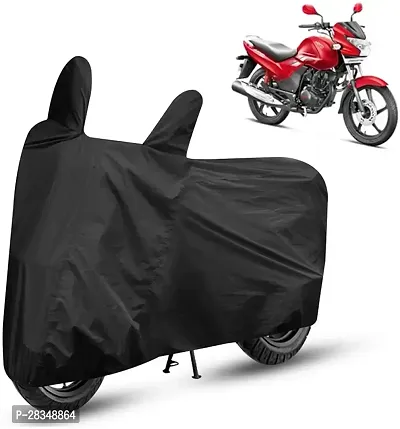 Autoretail Two Wheeler Cover For Hero Achiever, Black-thumb0