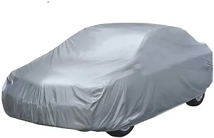 Classic Car Cover For Hyundai Fluidic Verna ,Without Mirror Pockets ,Silver-thumb1