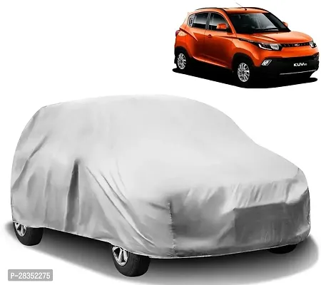 Designer Car Cover Without Mirror Pockets For Mahindra Kuv100-thumb0