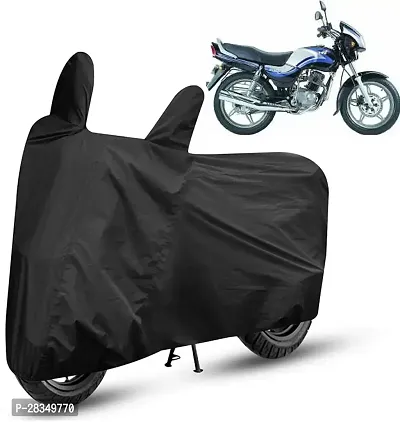 Designer Two Wheeler Cover For Tvs-Victor, Black