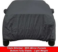 Classic Car Cover For Maruti Suzuki Fronx ,With Mirror Pockets ,Grey-thumb2