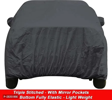 Classic Car Cover For Maruti Suzuki Fronx ,With Mirror Pockets ,Grey-thumb3