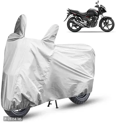 Autoretail Two Wheeler Cover For Suzuki Gs 150R, Silver