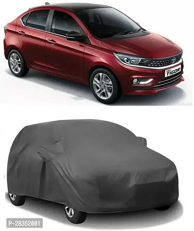 Classic Car Cover For Tata Tigor ,With Mirror Pockets ,Grey