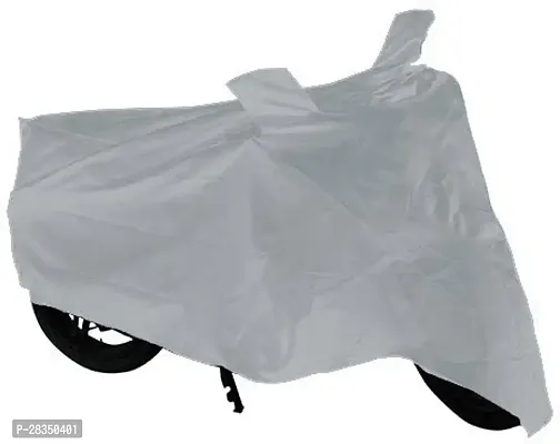 Designer Two Wheeler Cover For Yamaha Ray, Silver-thumb0