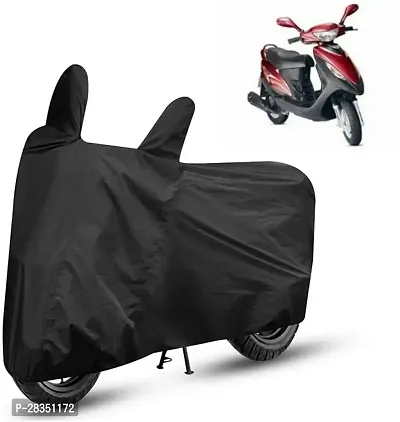 Water Repellent Two Wheeler Bike Cover For Kinetic Nova Black