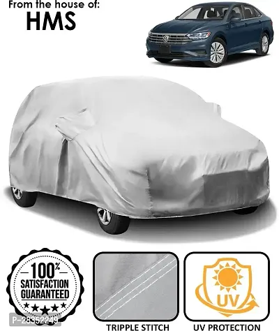 Designer Car Cover With Mirror Pockets For Volkswagen Jetta-thumb0