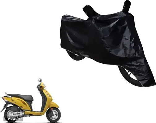 Autoretail Two Wheeler Cover For Honda Activa, Black-thumb0