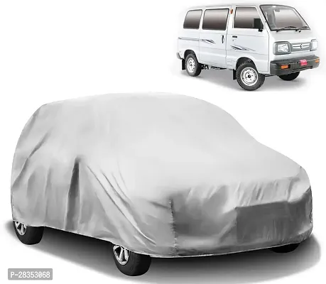 Autoretail Car Cover For Maruti Omni Without Mirror Pockets Silver