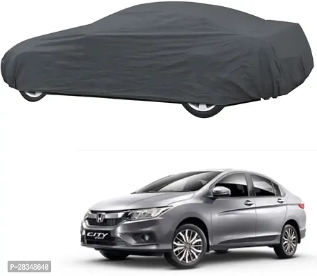 Autoretail Car Cover For Honda City I-Vtec Without Mirror Pockets Grey