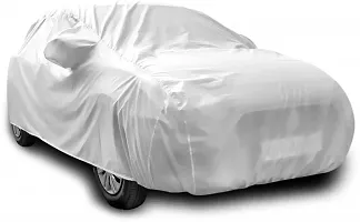 Autoreatil Car Cover For Kia Sonet Without Mirror Pockets Silver, For 2018, 2019, 2020, 2021, 2022 Models-thumb2